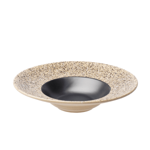 Tésztatányér / Gourmet 27 cm – Gaya RGB Sand fekete matt