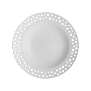 Mély perforált tányér ø 23 cm - Flow Lunasol