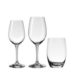 Háztartási pohár kezdő készlet 12 db - BASIC Glas Lunasol üveg