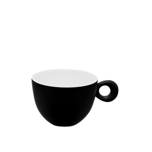 200 ml-es kávéscsésze fekete - RGB