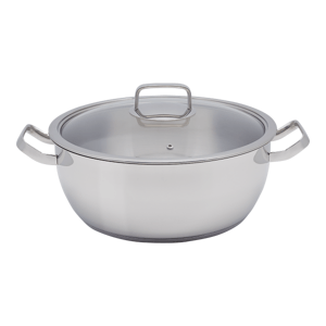 Merkur wok üvegfedéllel 9,6 l