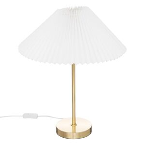 Asztali lámpa, arany, fehér búrával - KLIOSH - Butopêa
