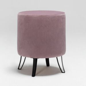 Ülőke, 40 cm, pasztell lila, fekete láb - CAMILLE - Butopêa