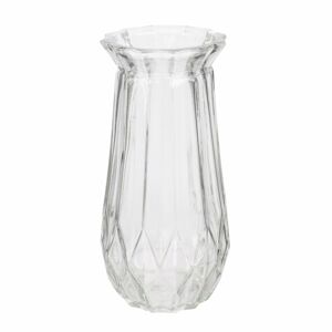 Üveg váza 22cm, átlátszó - VOLUTTE - Butopêa