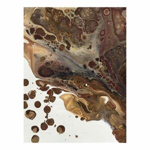 Poszter, absztrakt, keret nélkül, 30x40 cm, barna - BOTROIDE - Butopêa