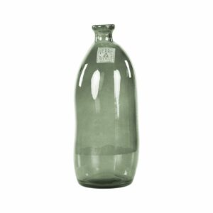 Üveg váza, 35 cm, zöld - BULLE DE SAVON - Butopêa
