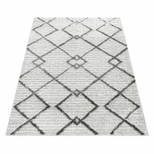 Mintás szőnyeg, krémszínű, 120x170 cm - CARRIO - Butopêa