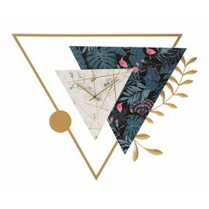 Falióra, háromszög alakú mintával, arany - BERMUDES - Butopêa