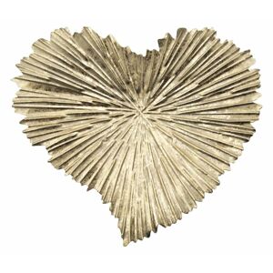 Szív alakú tálca, 29x25 cm, arany - HEART - Butopêa