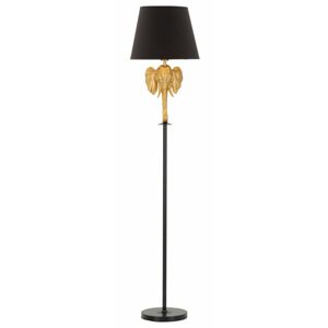 Álló lámpa, 164 cm elefánt, arany fekete - TROMPES - Butopêa