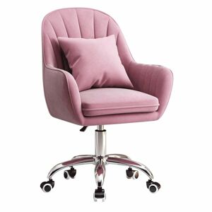 Steppelt karfás irodai fotel, párnával, rózsaszín - ROSALINDA - Butopêa