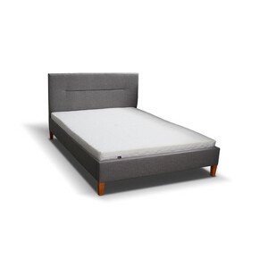 Kárpitozott ágy KAROLÍNA szürke 90x200 cm méretben
